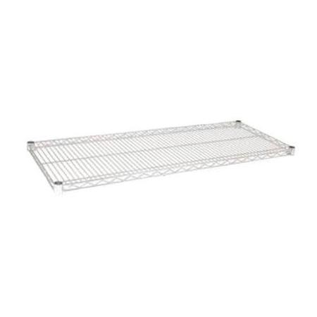 OLYMPIC 24 in x 42 in Chromate Finished Wire Shelf J2442C